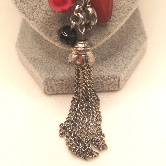 Signed vintage Steilmann tassel necklace - Picture 4 of 8